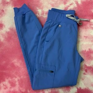 Super cute FIGS XXS Zamora light blue scrub jogger pants
